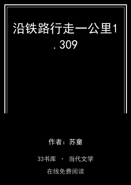 沿铁路行走一公里封面