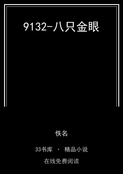 9132-八只金眼 封面