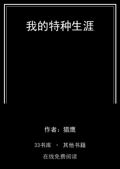 我的特种生涯封面