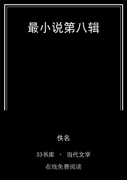 最小说第八辑封面
