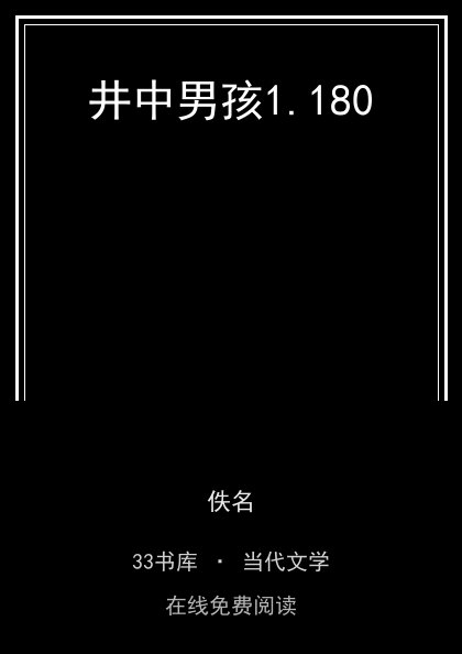 井中男孩封面