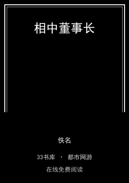 相中董事长封面