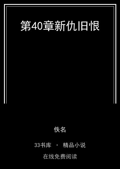 第40章新仇旧恨封面