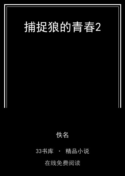 捕捉狼的青春2封面