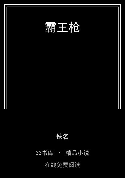 霸王枪封面