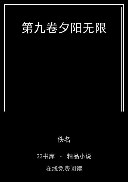 第九卷夕阳无限封面