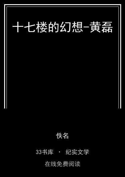 十七楼的幻想-黄磊封面