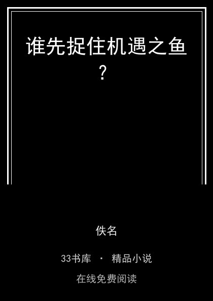 谁先捉住机遇之鱼？ 封面