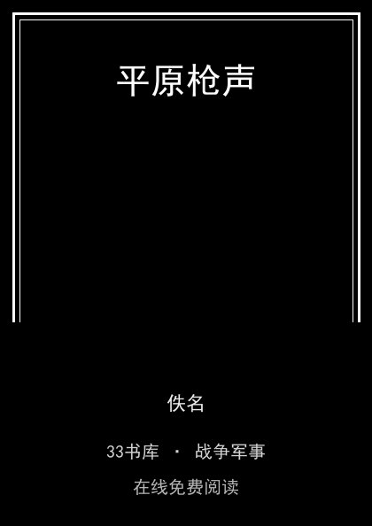 平原枪声封面