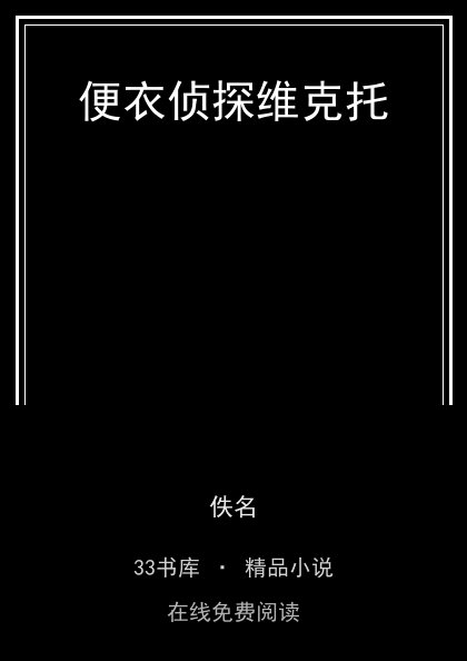 便衣侦探维克托 封面