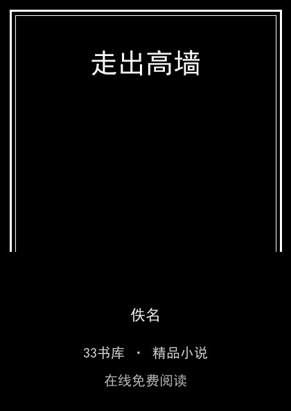 走出高墙 封面