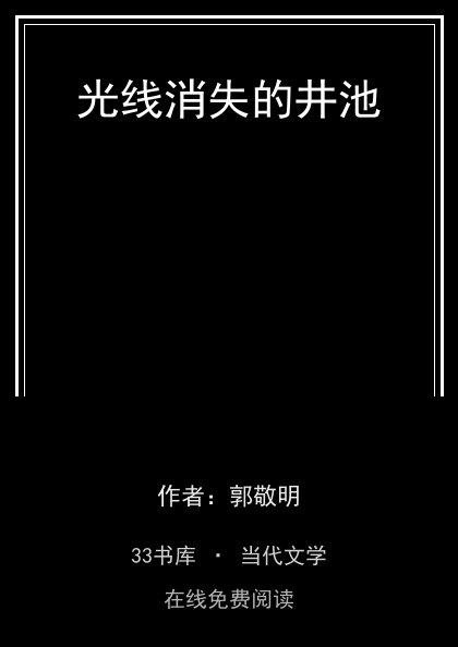 光线消失的井池封面