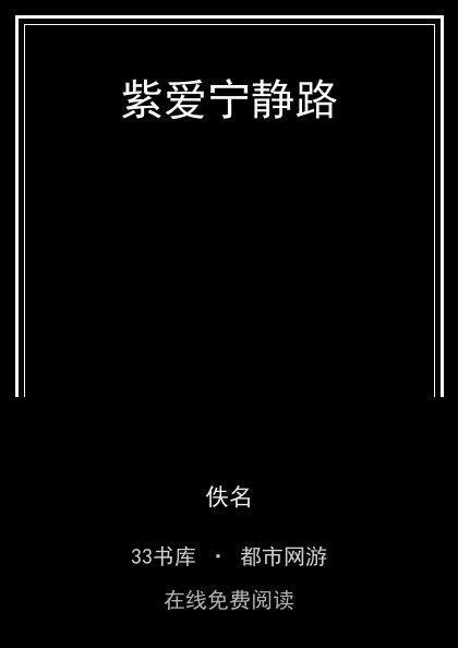 紫爱宁静路 封面