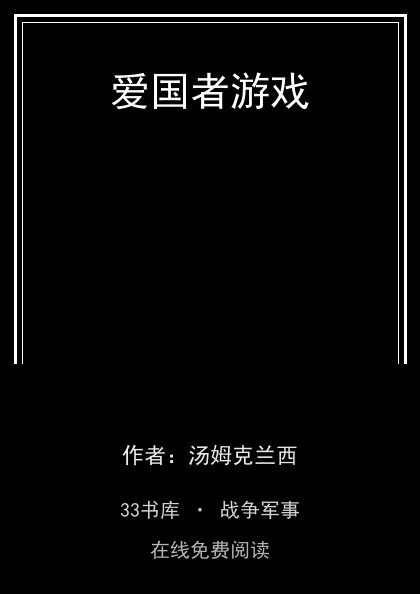 爱国者游戏封面