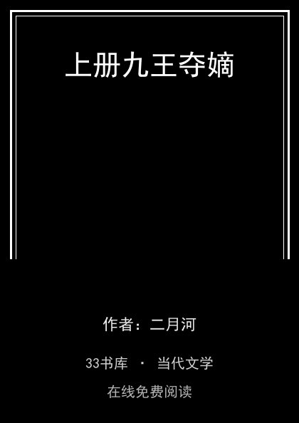 上册九王夺嫡封面