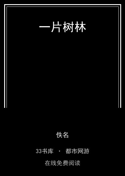 一片树林 封面