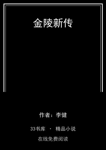 金陵新传 封面