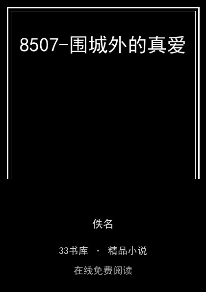 8507-围城外的真爱封面