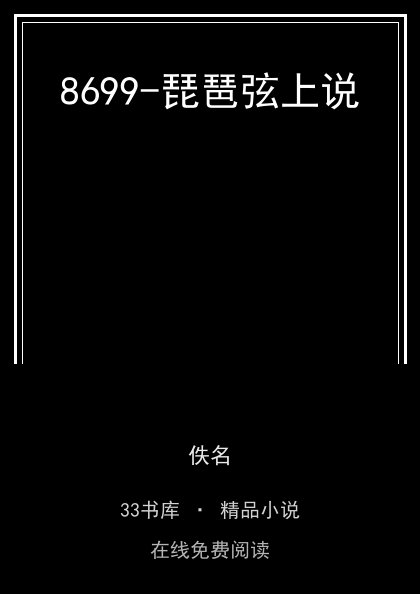8699-琵琶弦上说封面
