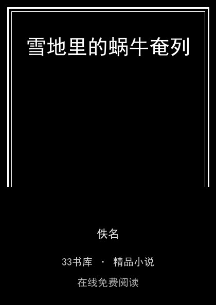 雪地里的蜗牛奄列封面