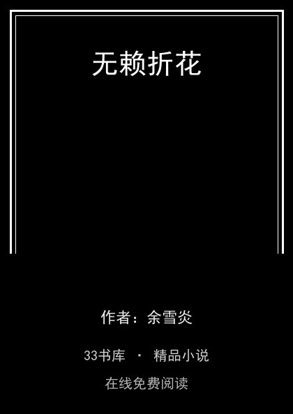 无赖折花 封面