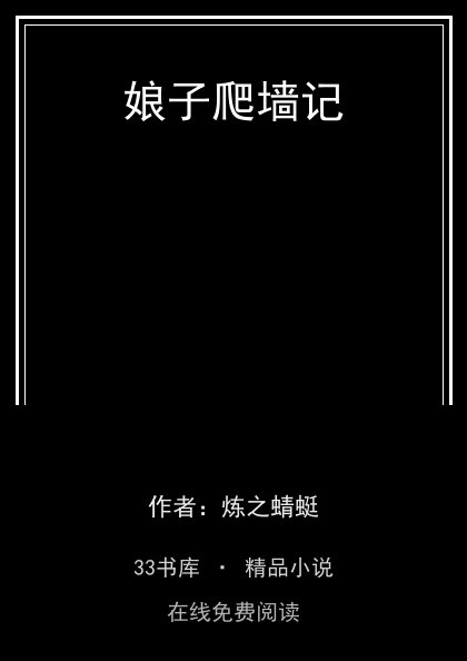 娘子爬墙记封面