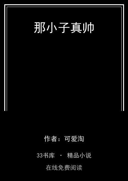 那小子真帅 封面