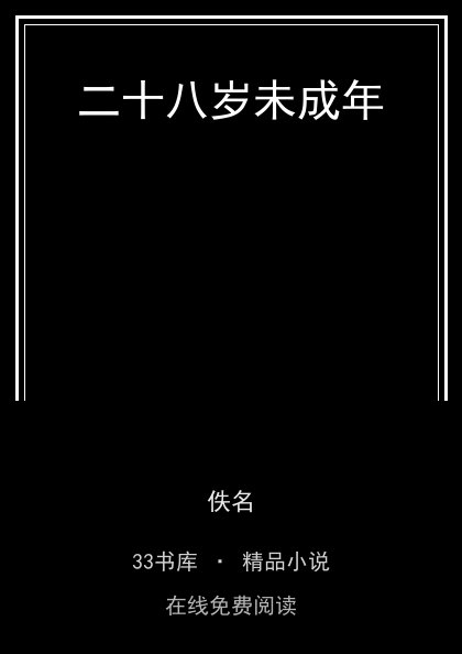 二十八岁未成年封面