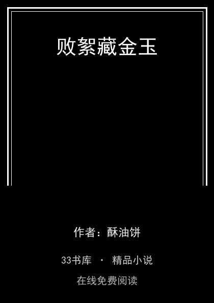 败絮藏金玉封面