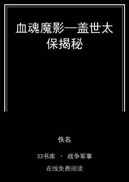 血魂魔影—盖世太保揭秘 封面