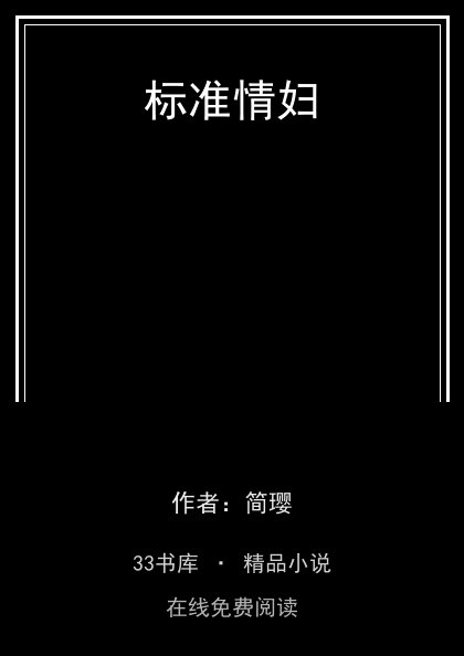 标准情妇封面