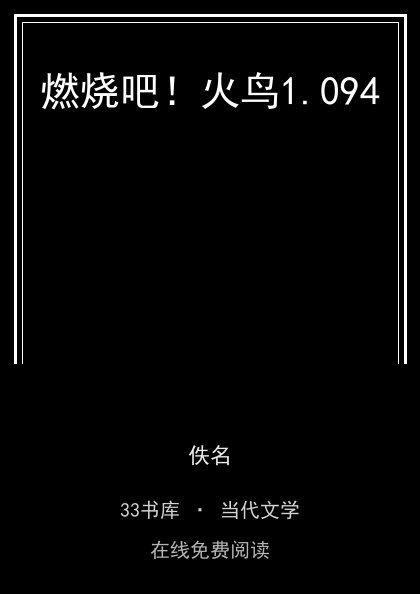 燃烧吧！火鸟 封面