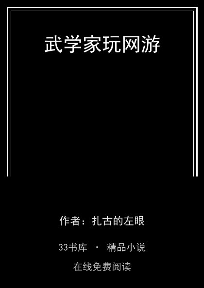 武学家玩网游 封面