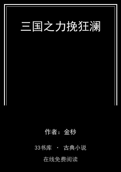 三国之力挽狂澜 封面