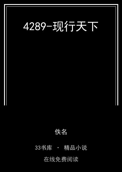 4289-现行天下封面