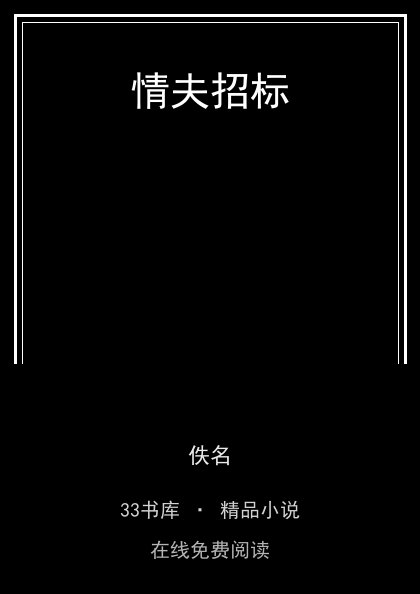 情夫招标封面