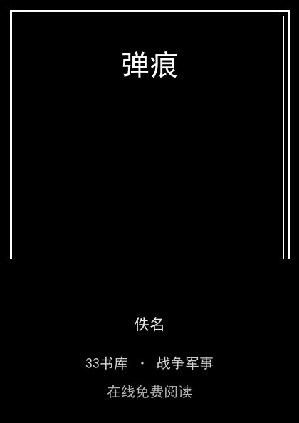 弹痕封面