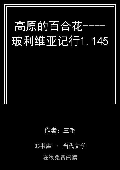 高原的百合花----玻利维亚记行封面