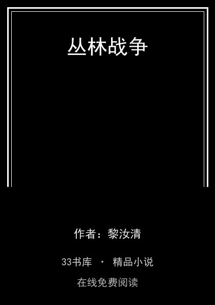 丛林战争 封面