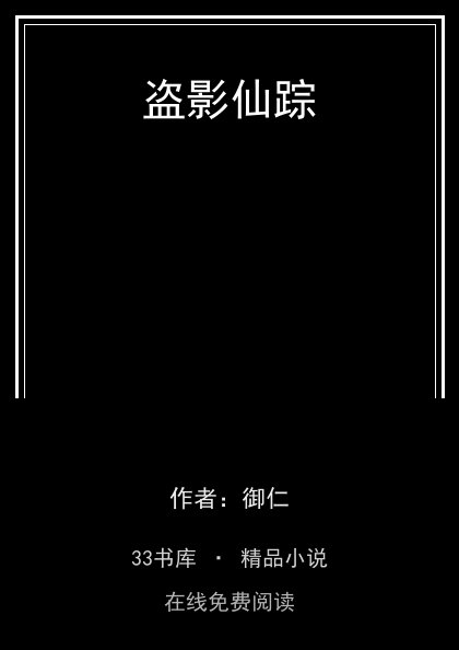 盗影仙踪封面