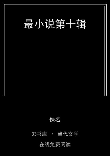 最小说第十辑 封面