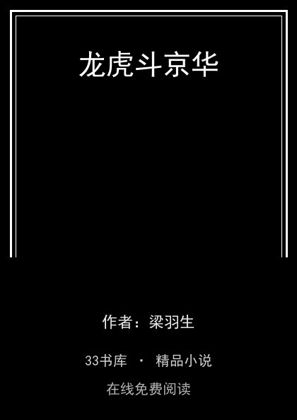 龙虎斗京华 封面