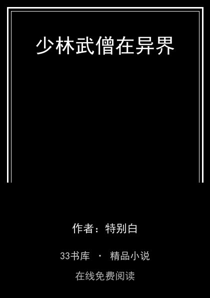 少林武僧在异界封面