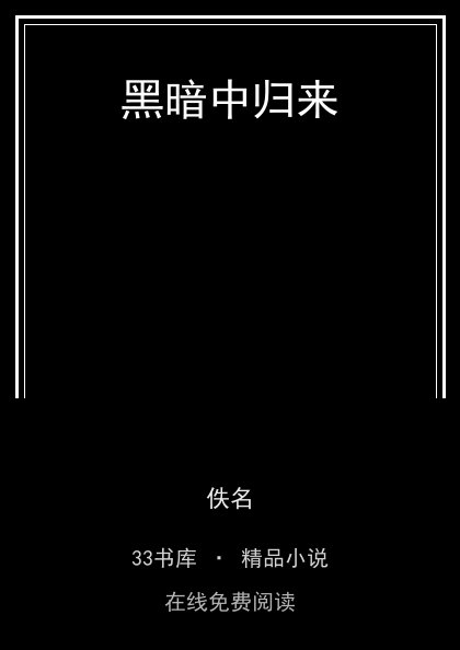 黑暗中归来封面