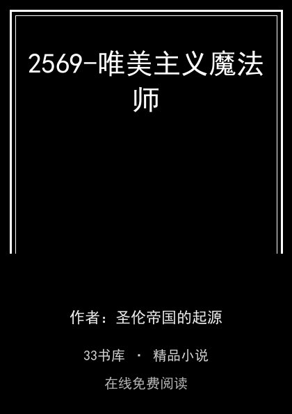 2569-唯美主义魔法师 封面
