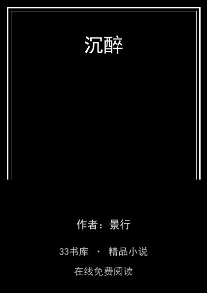 沉醉 封面