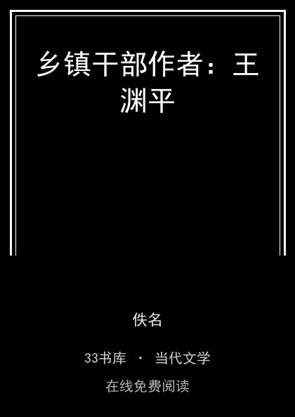 乡镇干部作者：王渊平封面