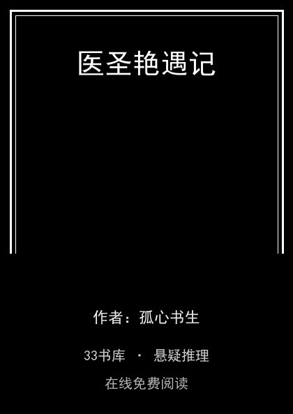 医圣艳遇记封面