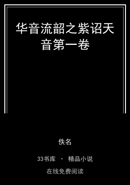 华音流韶之紫诏天音第一卷封面