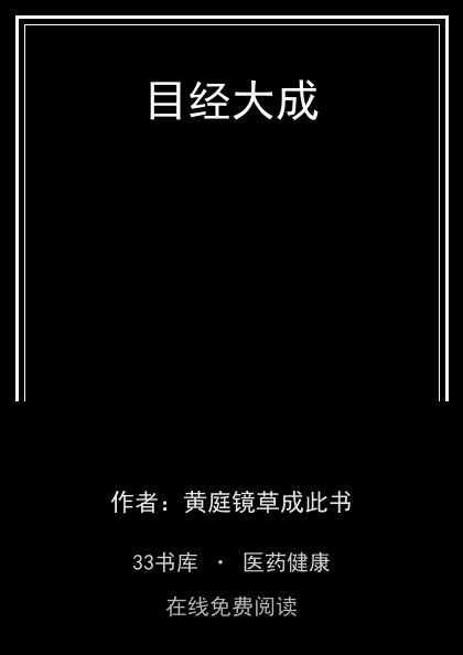 目经大成封面